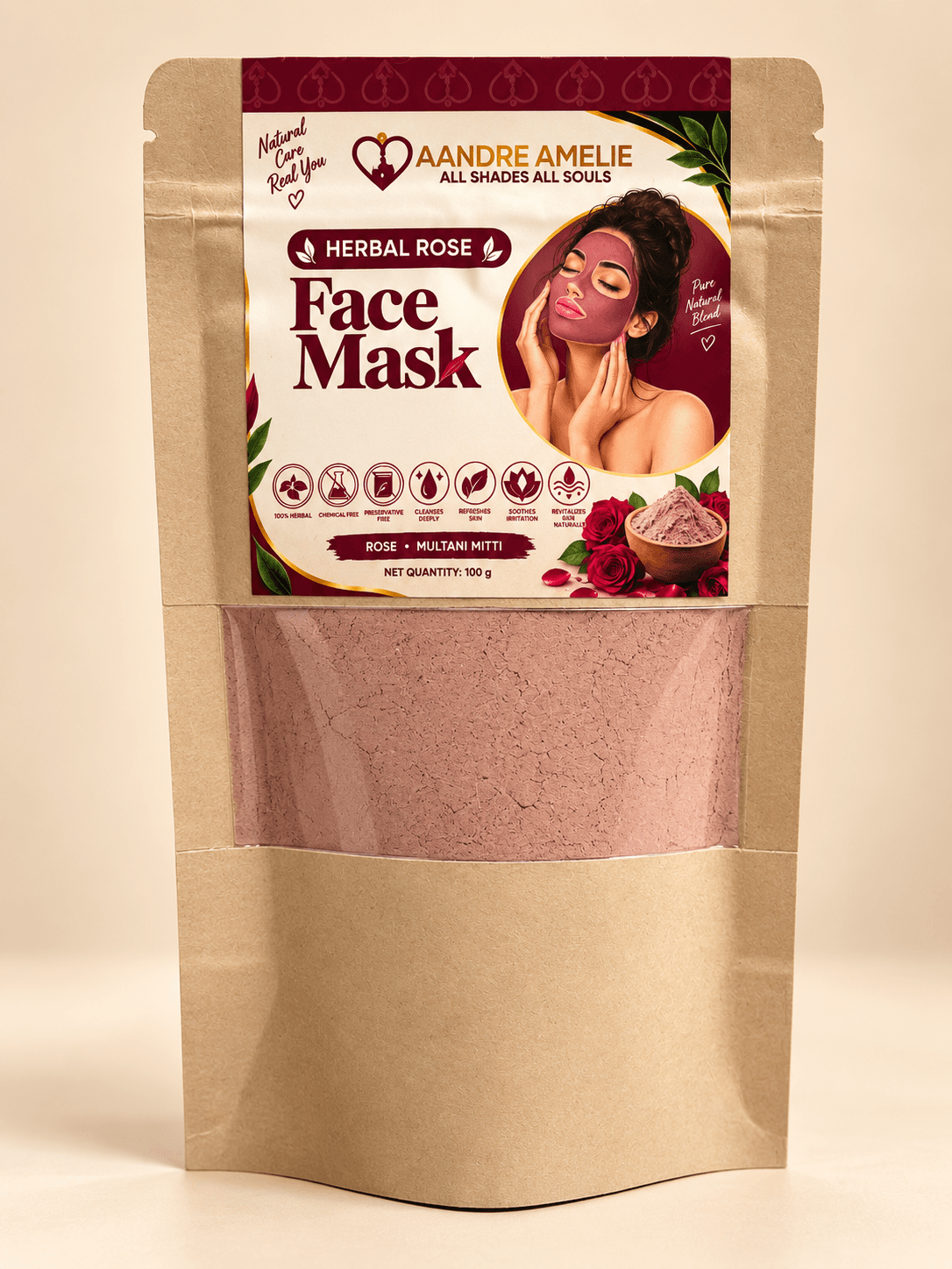 Herbal Rose Face Mask